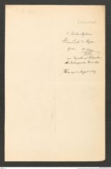 k.k. naturhistorisches Hofmuseum, Intendanzakten 1885-1896 (Hauer), Aktenzahl Z.524/1889, Seite 2